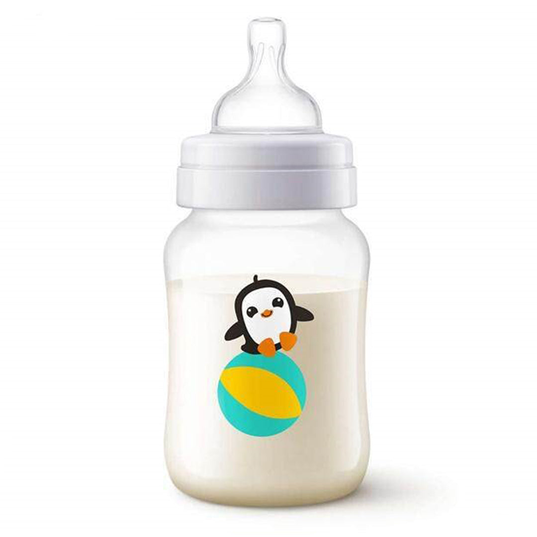 Avent Anti-colic baby bottle 260ml Penguin Plastic