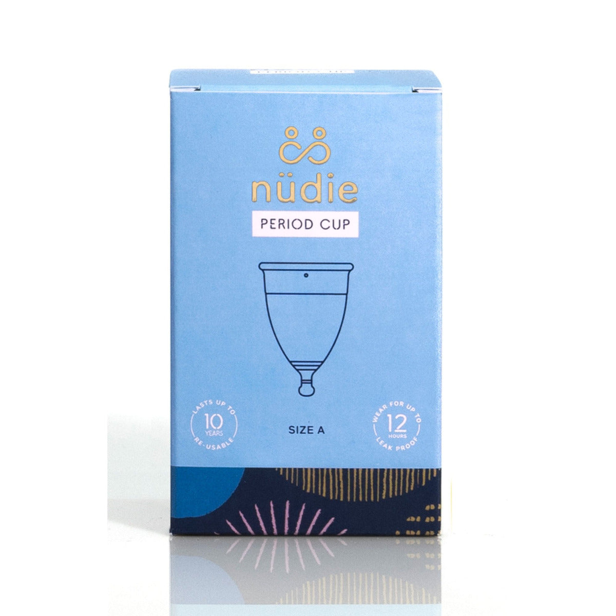 &Sisters The Nudie Period Cup Size A 24ml capacity 18-30 yrs old not given birth vaginally