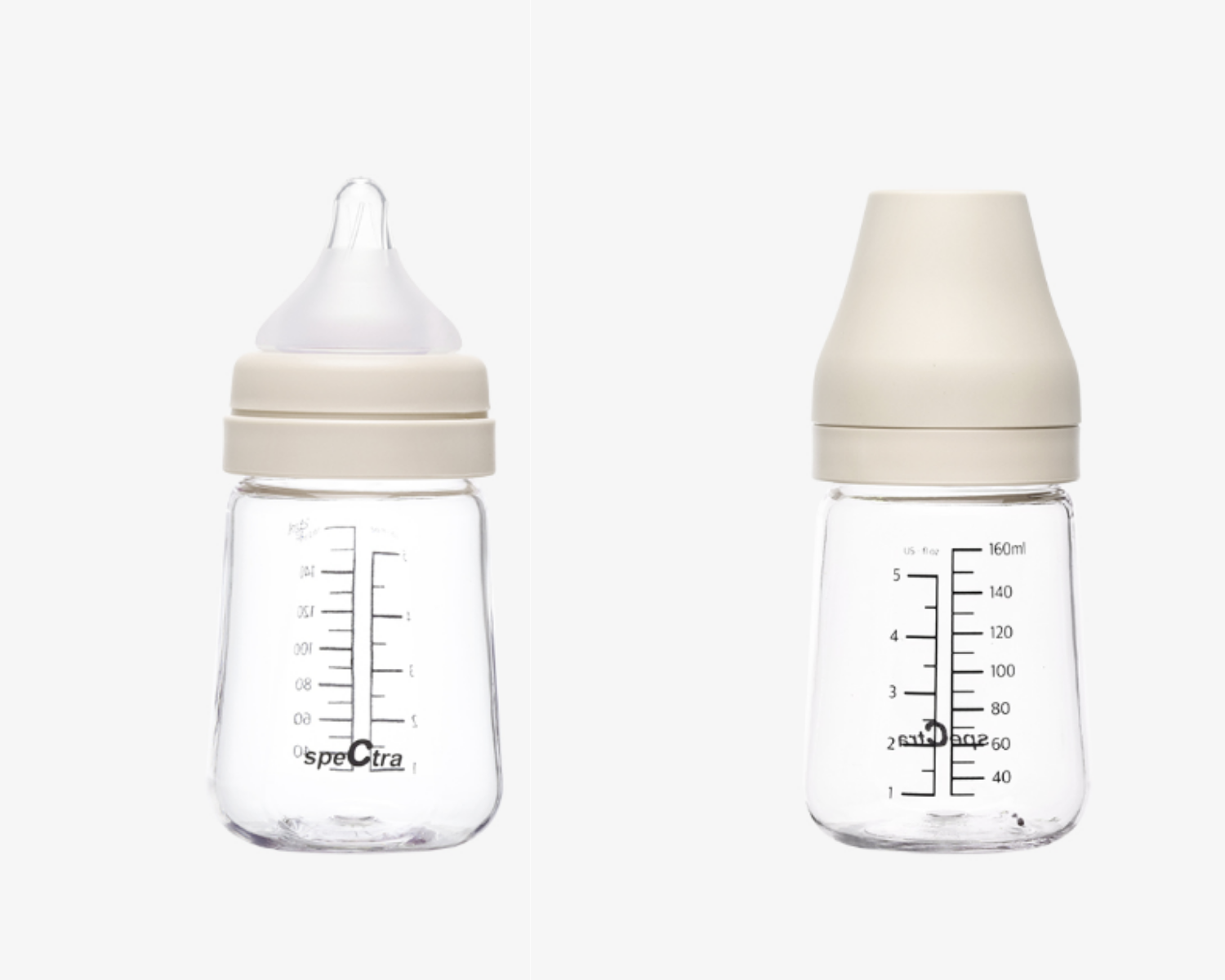 Spectra PA baby bottle 160ml Cream Ivory 1pc