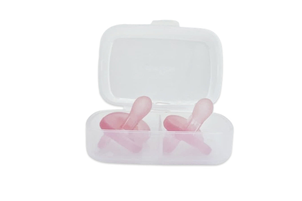 Spectra Soft Silicone Pacifier With Sterilizer Friendly Case Pink