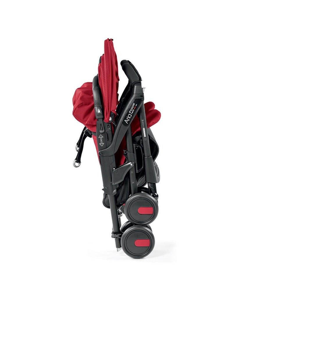 Peg Perego Stroller Aria Shopper Twin Geo Red