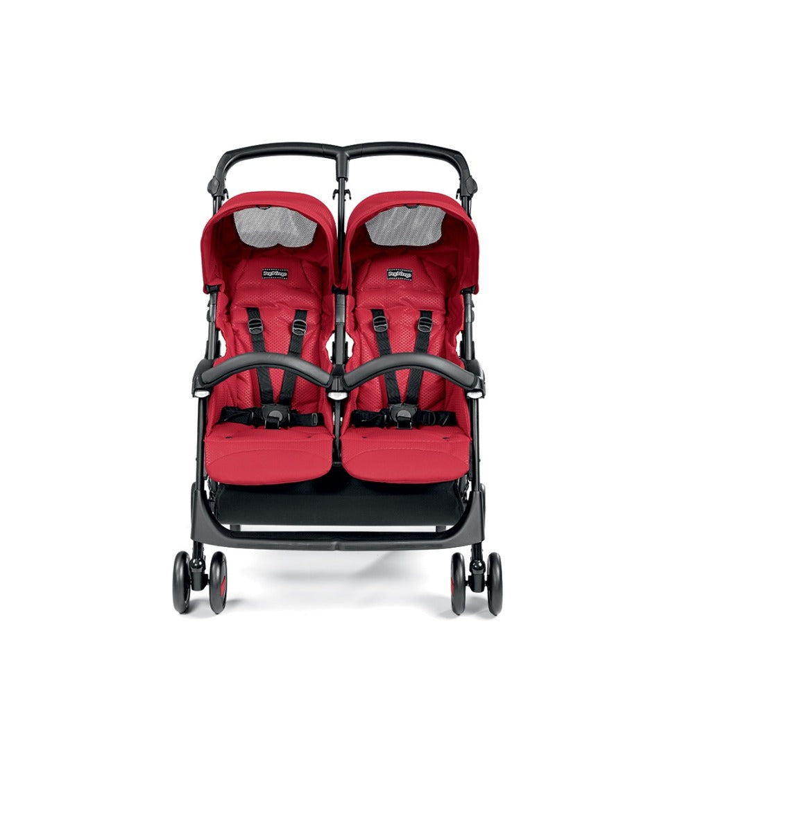 Peg Perego Stroller Aria Shopper Twin Geo Red