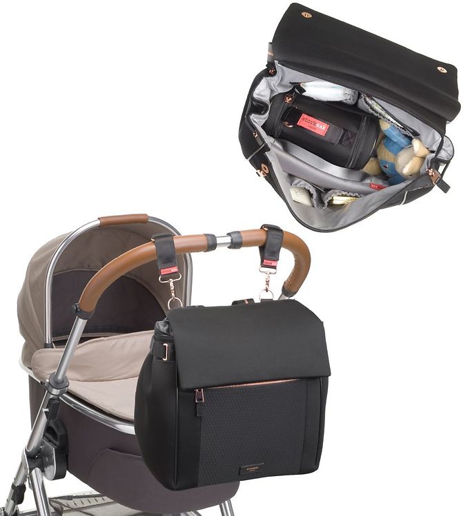Storksak Changing Bag Convertible St James Scuba Black