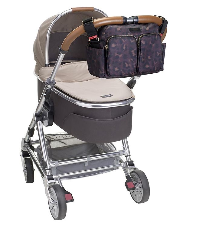 Storksak Stroller Organiser Diaper Bag Black Leopard