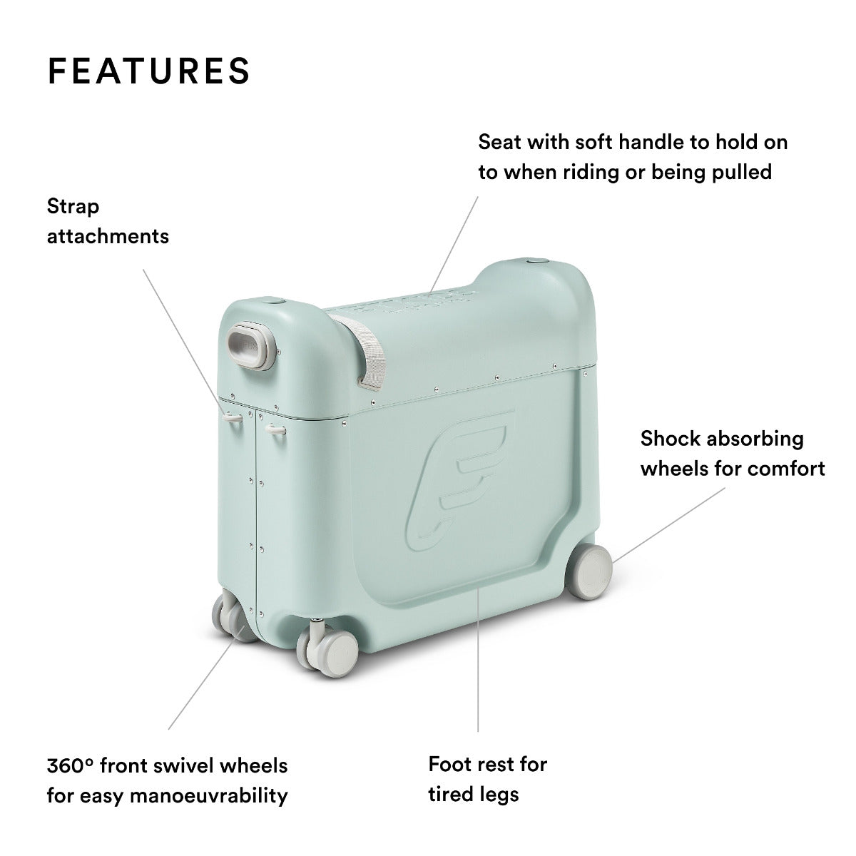 Stokke JetKids BedBox أخضر أورورا