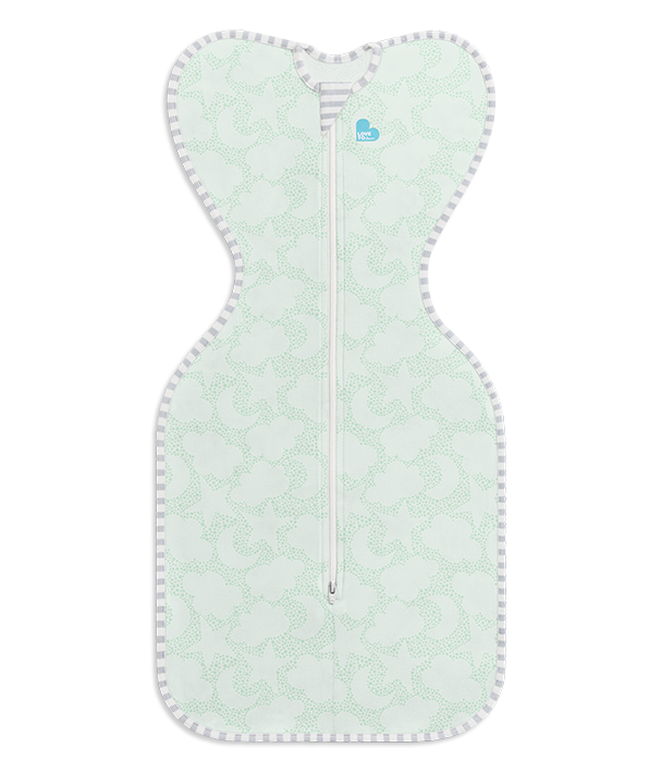 Love To Dream Swaddle Up Organic 1.0 TOG Mint Celestial M 3-6 M