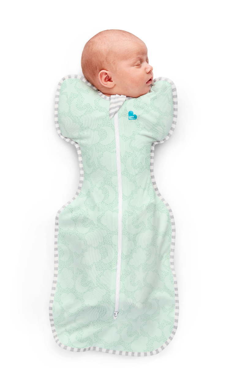 Love To Dream Swaddle Up Organic 1.0 TOG Mint Celestial S 1-3 M