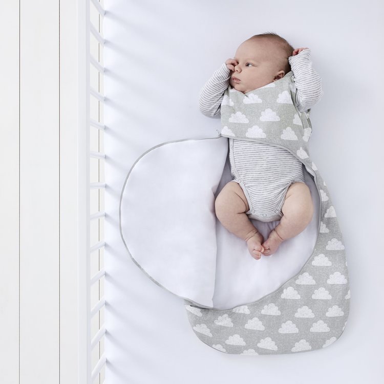 Snuz Pouch Sleeping Bag 1.0 Tog Cloud Nine 6 To 18 Months