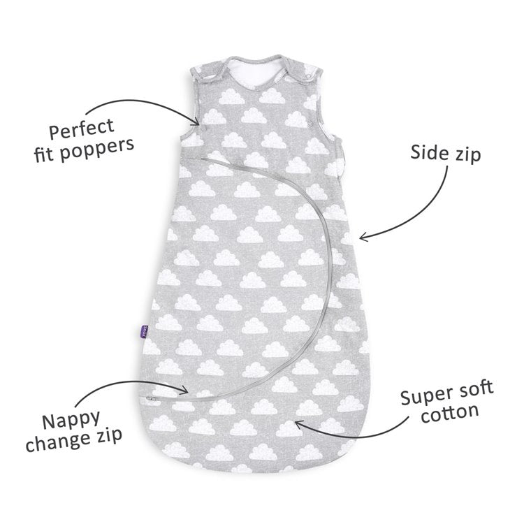 Snuz Pouch Sleeping Bag 1.0 Tog Cloud Nine 6 To 18 Months