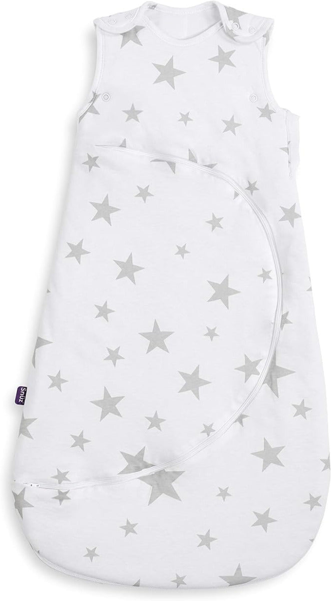 Snuz Pouch Sleeping Bag 2.5 Tog Grey Star 6 To 18 Months