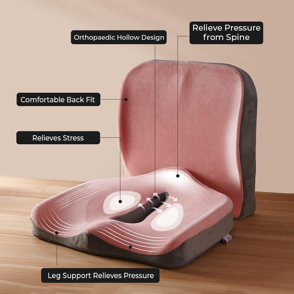 Sunveno Ergonomic Maternity Seat With Back Support Pink