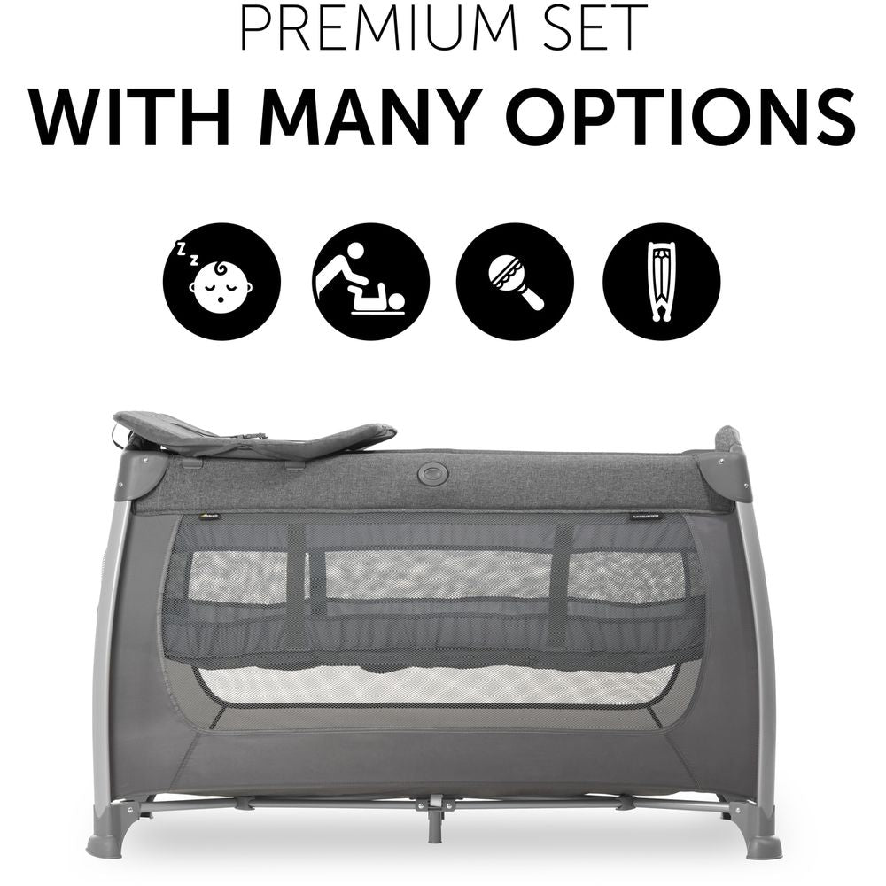 Hauck - Travel Cots Play N Relax Center - Charcoal