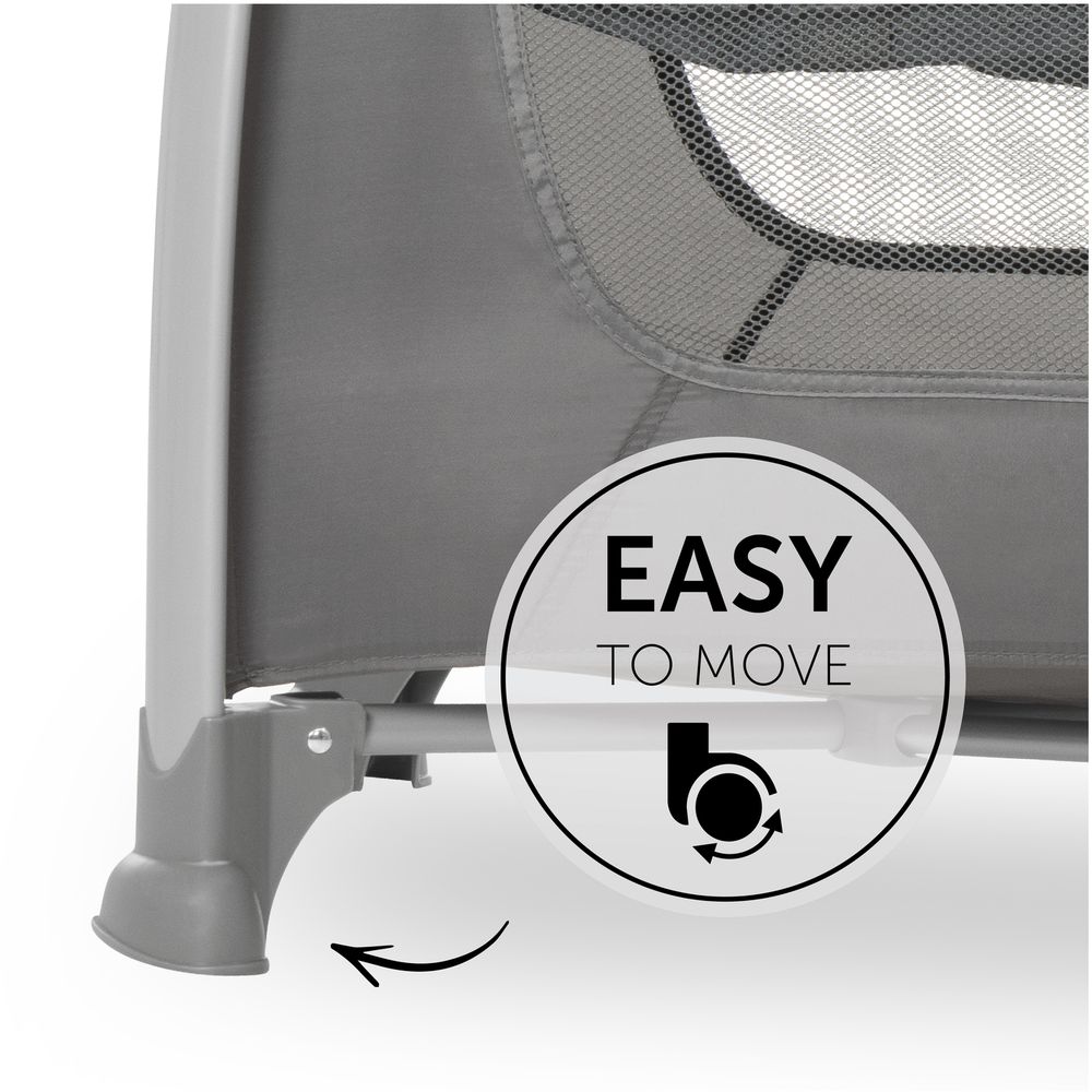 Hauck - Travel Cots Play N Relax Center - Charcoal