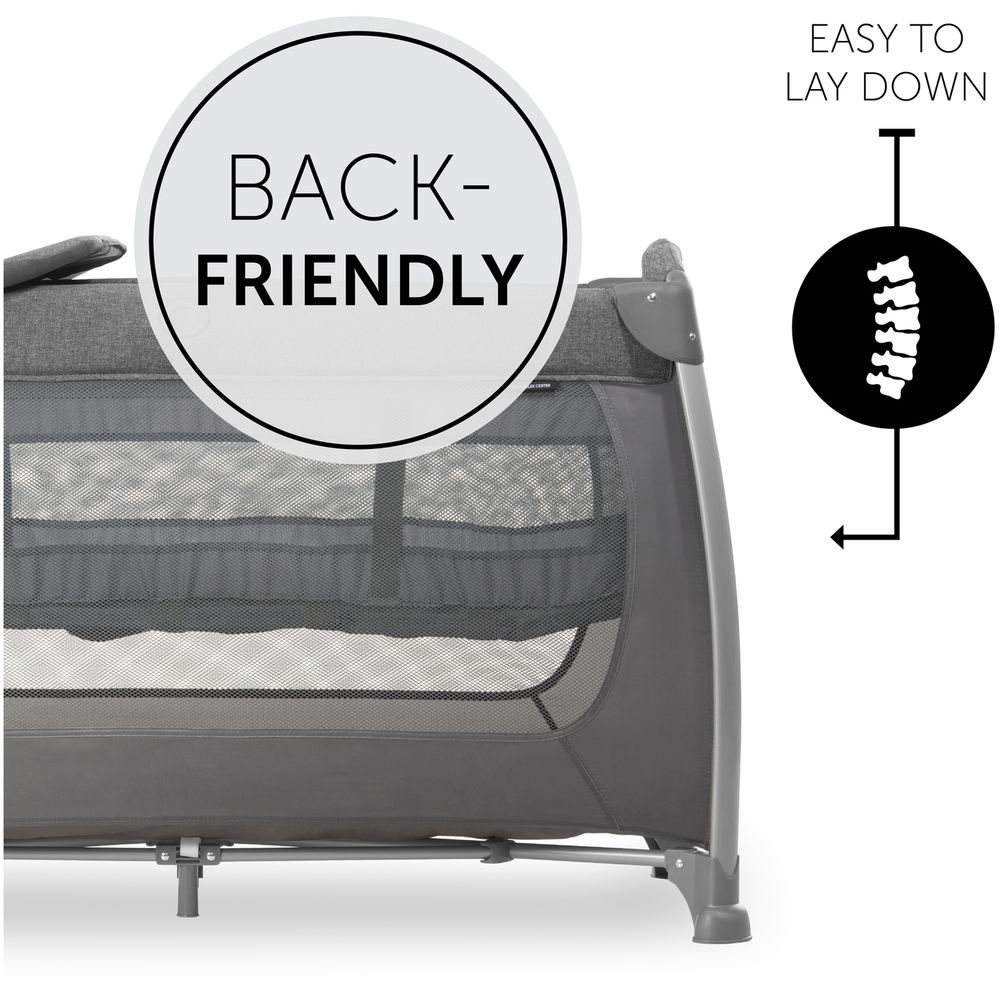 Hauck - Travel Cots Play N Relax Center - Charcoal