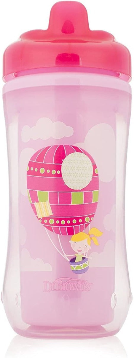 10 Oz Hard-Spout Insulated Cup - Pink Panda (Stage 3: 12M+)