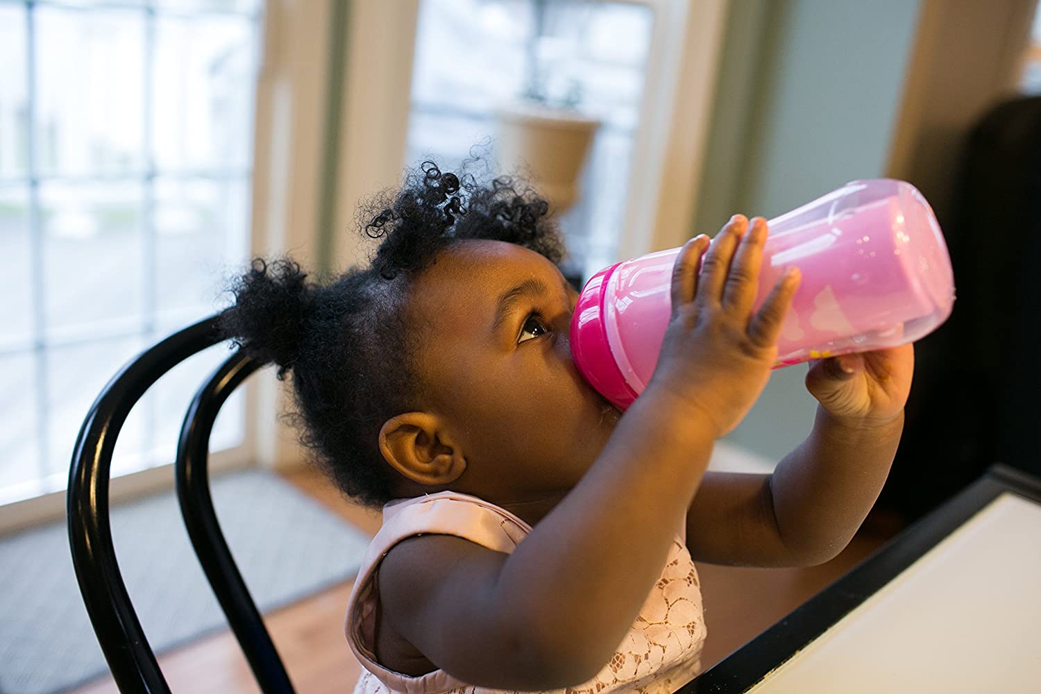 10 Oz Hard-Spout Insulated Cup - Pink Panda (Stage 3: 12M+)