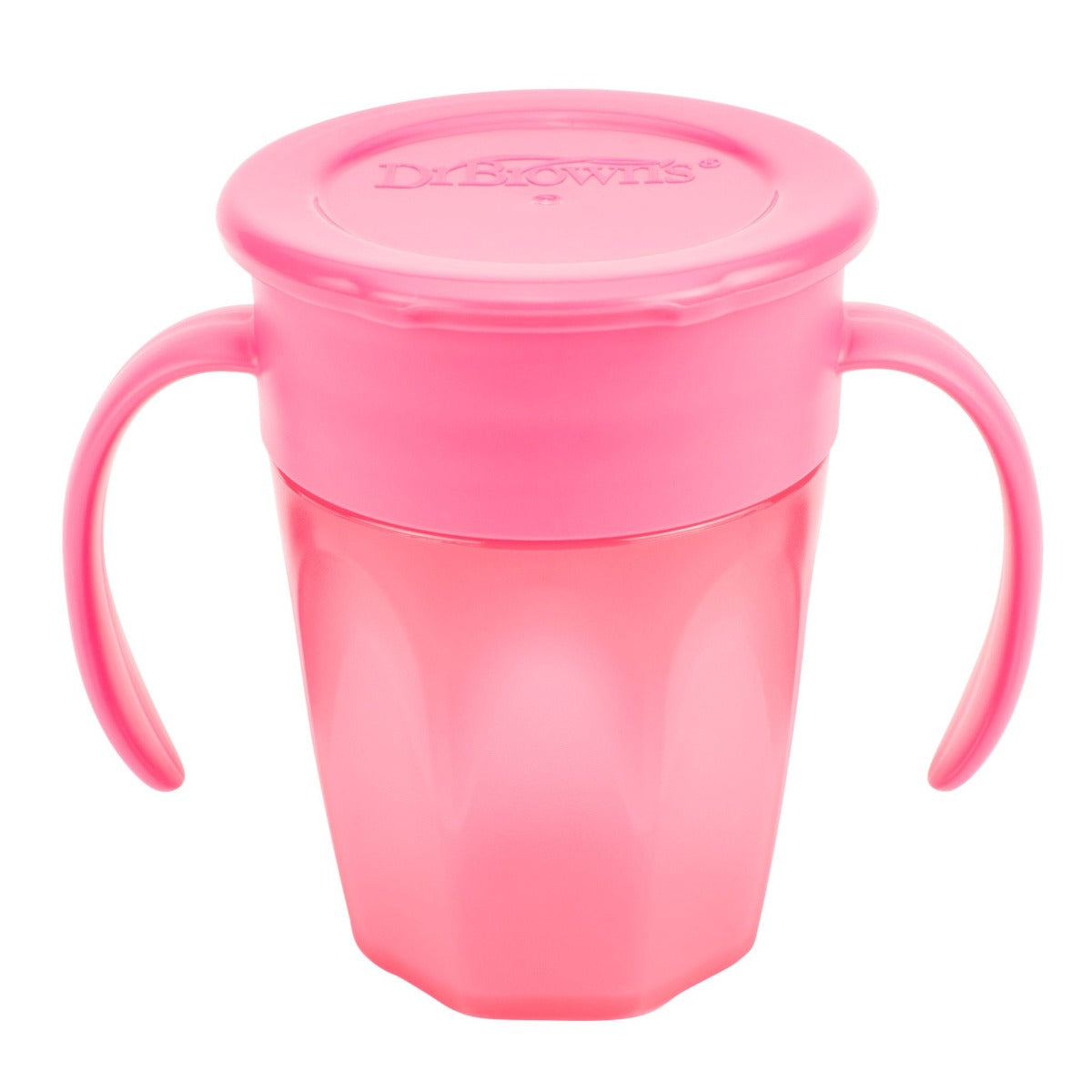 Dr Browns Cheers 360 Cup With Handles 250ml Pink 1 piece