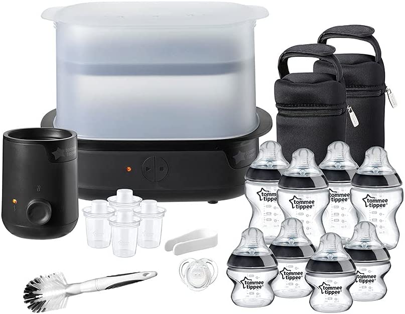 Tommee Tippee Closer To Nature Complete Feeding Kit Black