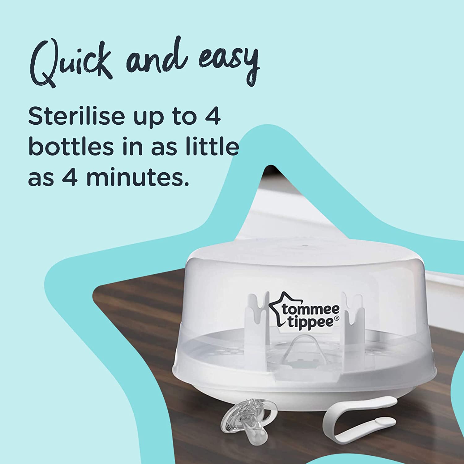 Tommee Tippee Closer To Nature Microwave Steam Steriliser