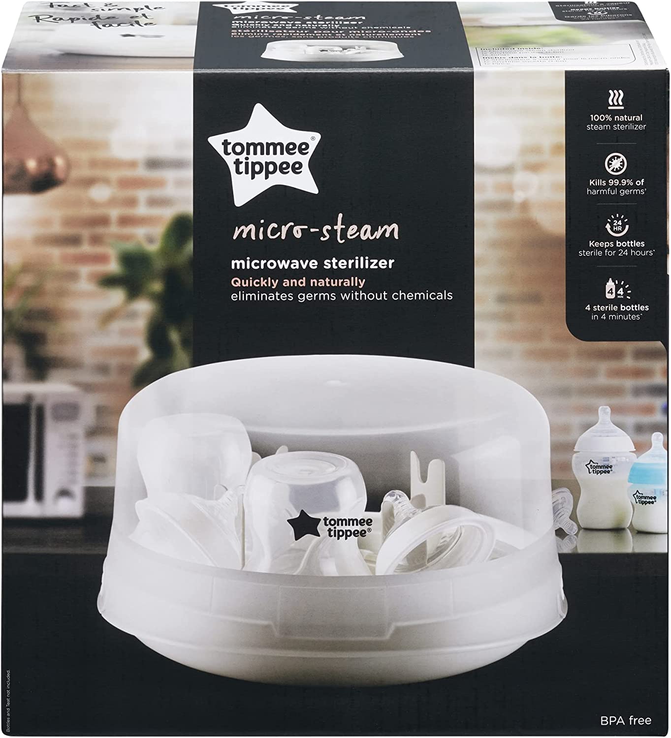 Tommee Tippee Closer To Nature Microwave Steam Steriliser