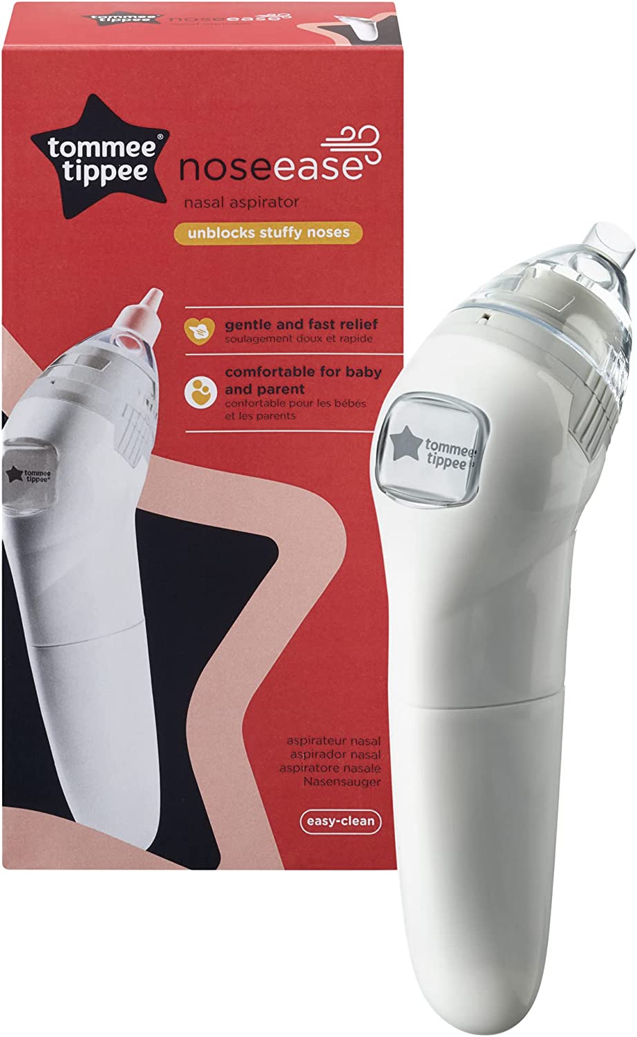 Tommee Tippee Battery Baby Nasal Aspirator For Relief From Nasal Congestion  0M+