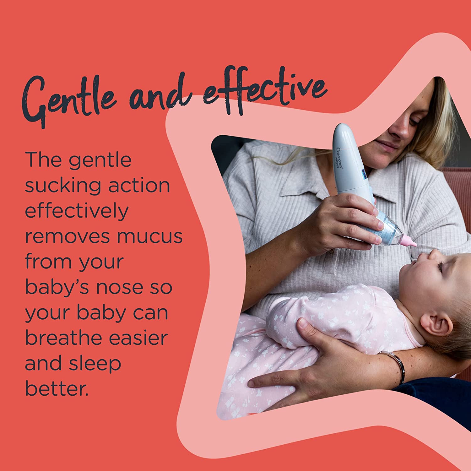 Tommee Tippee Battery Baby Nasal Aspirator For Relief From Nasal Congestion  0M+