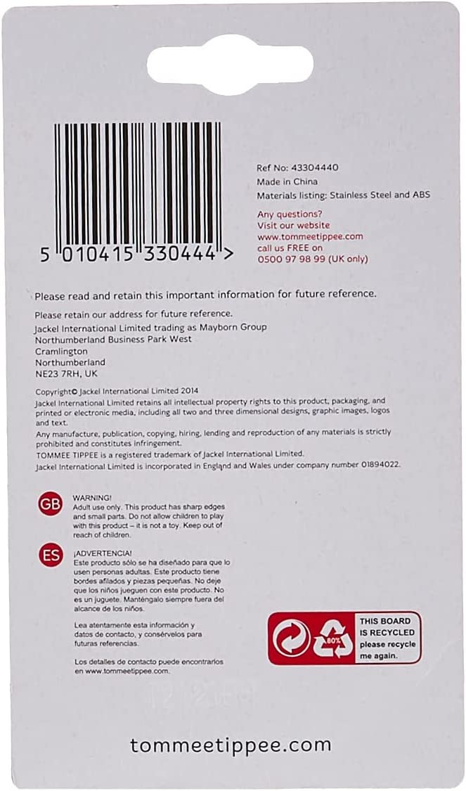 Tommee Tippee Essentials Baby Nail Scissors  Pack Of 1  White