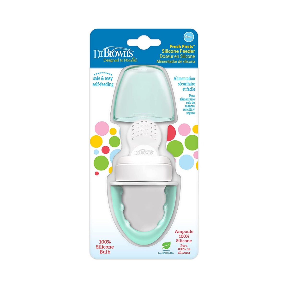 Dr Browns Fresh Firsts Silicone Feeder Mint