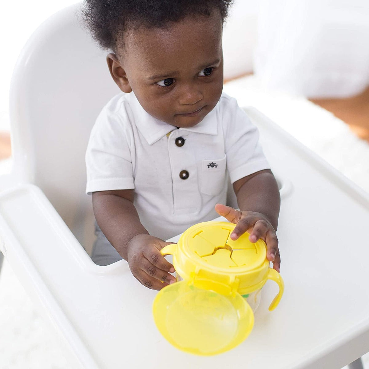 Snack Cup, Yellow, Pineapple