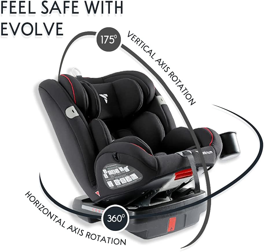 Teknum  Evolve 360 Car Seat 0 12Yrs Black