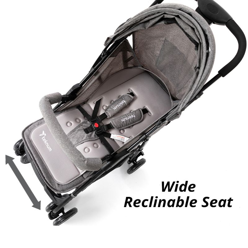Buy Teknum Trip Plus Stroller Grey | Yallatoys.com