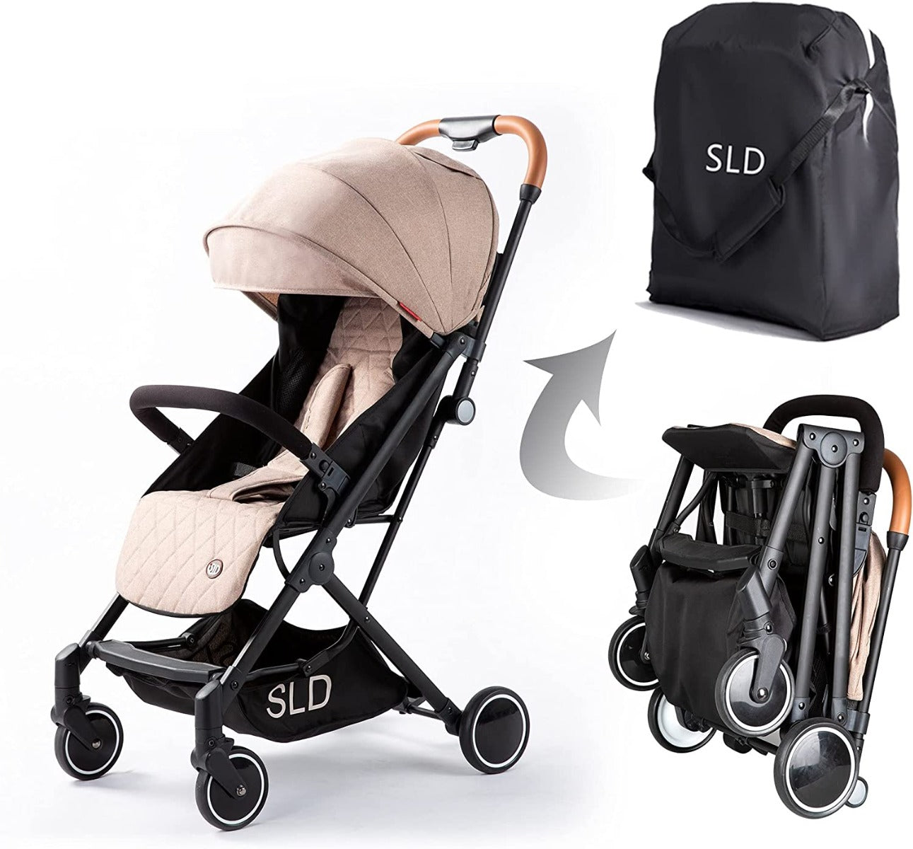 Travel Lite Stroller - Sld By Teknum - Khaki