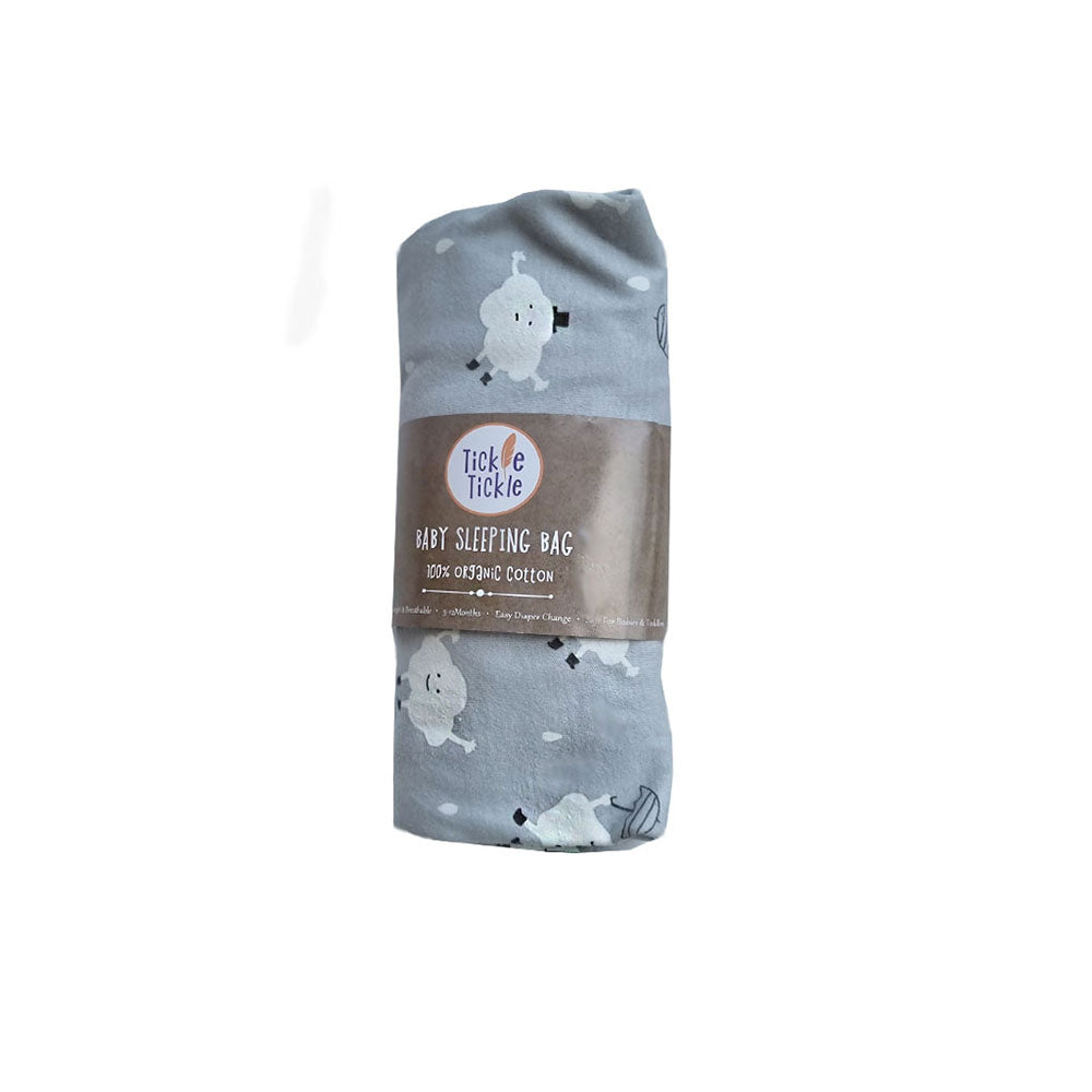 Tickle Tickle Nap A Lil Organic Cotton Sleeping Bag Cloud9 3-12 Months