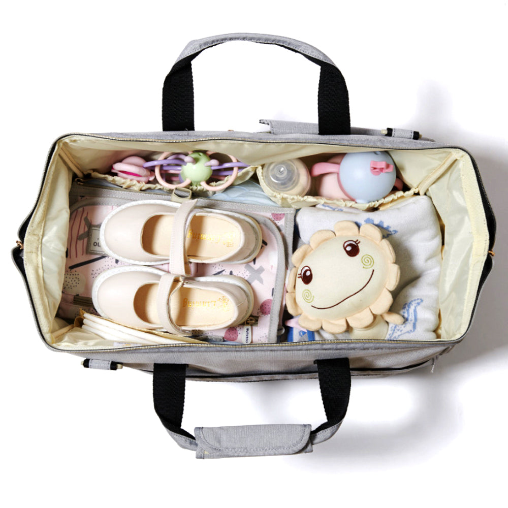 حقيبة سفر 3 في 1 من صن فينو باللون الرمادي