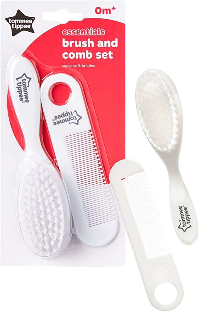 Buy Tommee Tippee Essentials Baby Brush and Comb White | Yallatoys.com