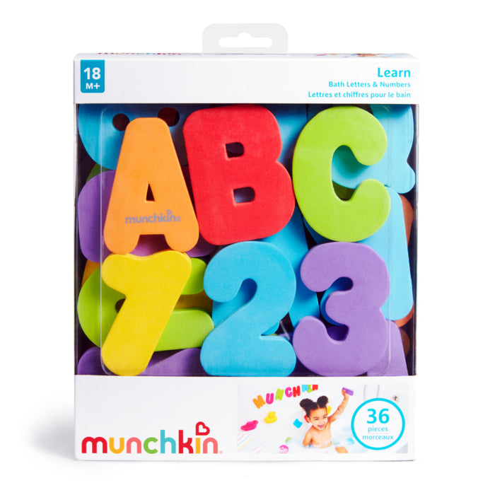 Munchkin - Learn Bath Letters&Numbers-Brights