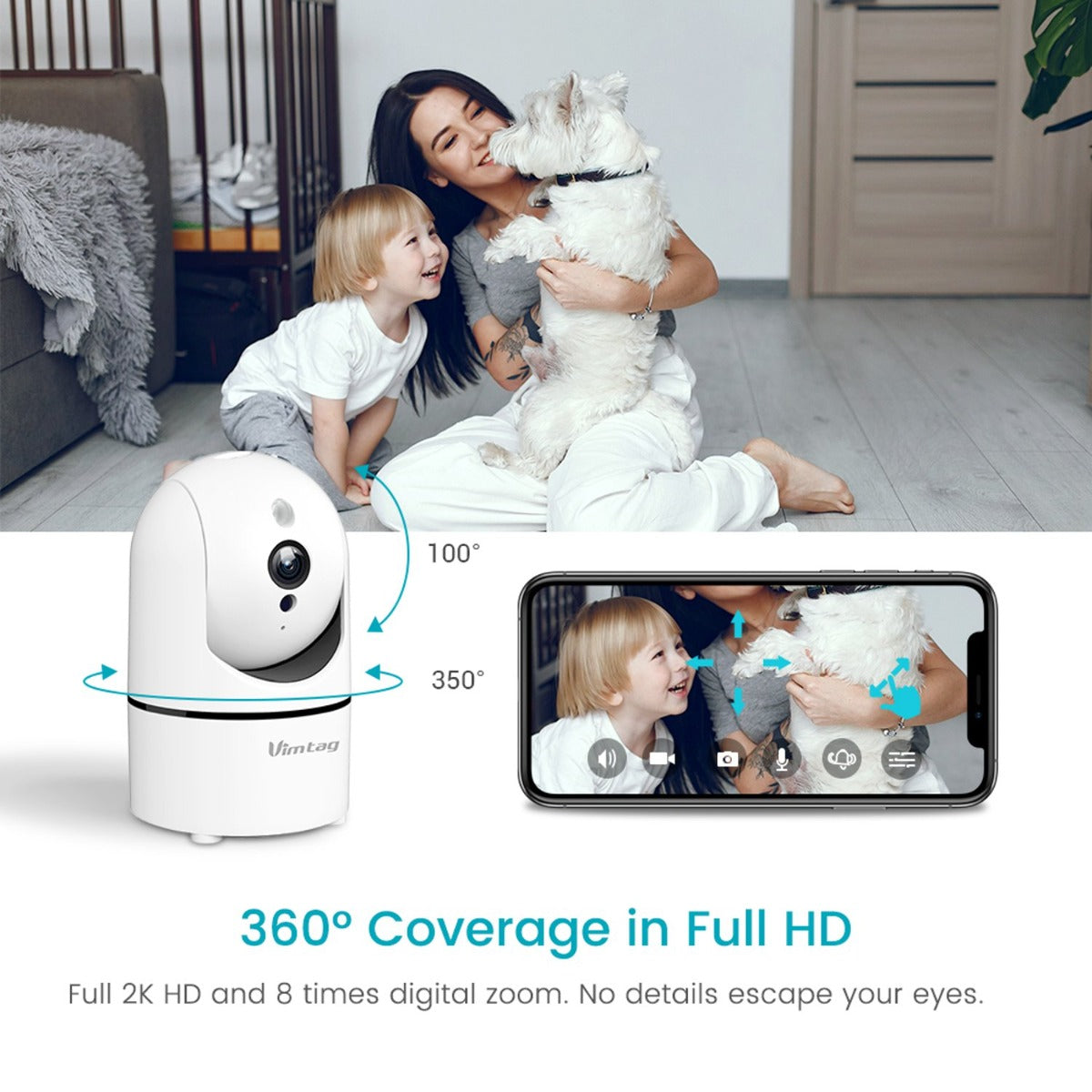 Vimtage 851 Full HD 2Mega Pixel IP Camera