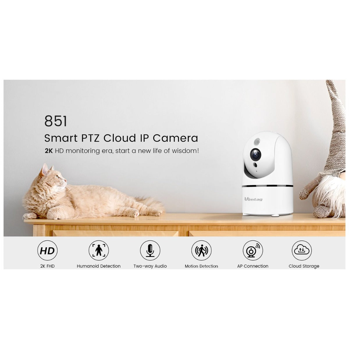 Vimtage 851 Full HD 2Mega Pixel IP Camera
