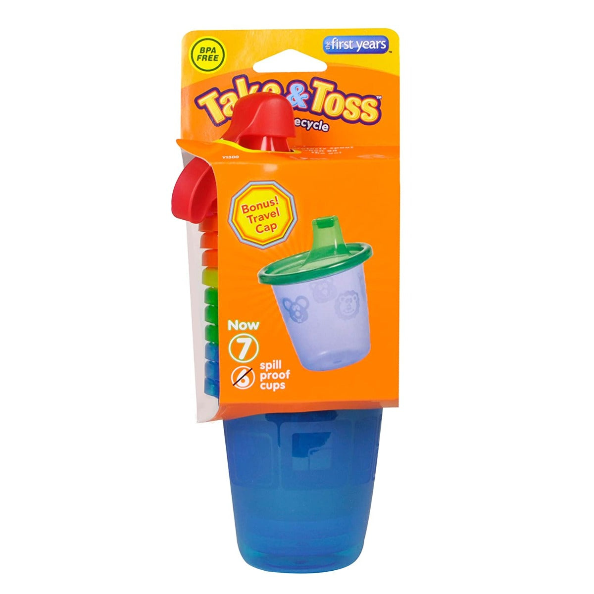 The First Years  Take & Toss 7Oz Spill Proof Sippy Cups Pack Of 6
