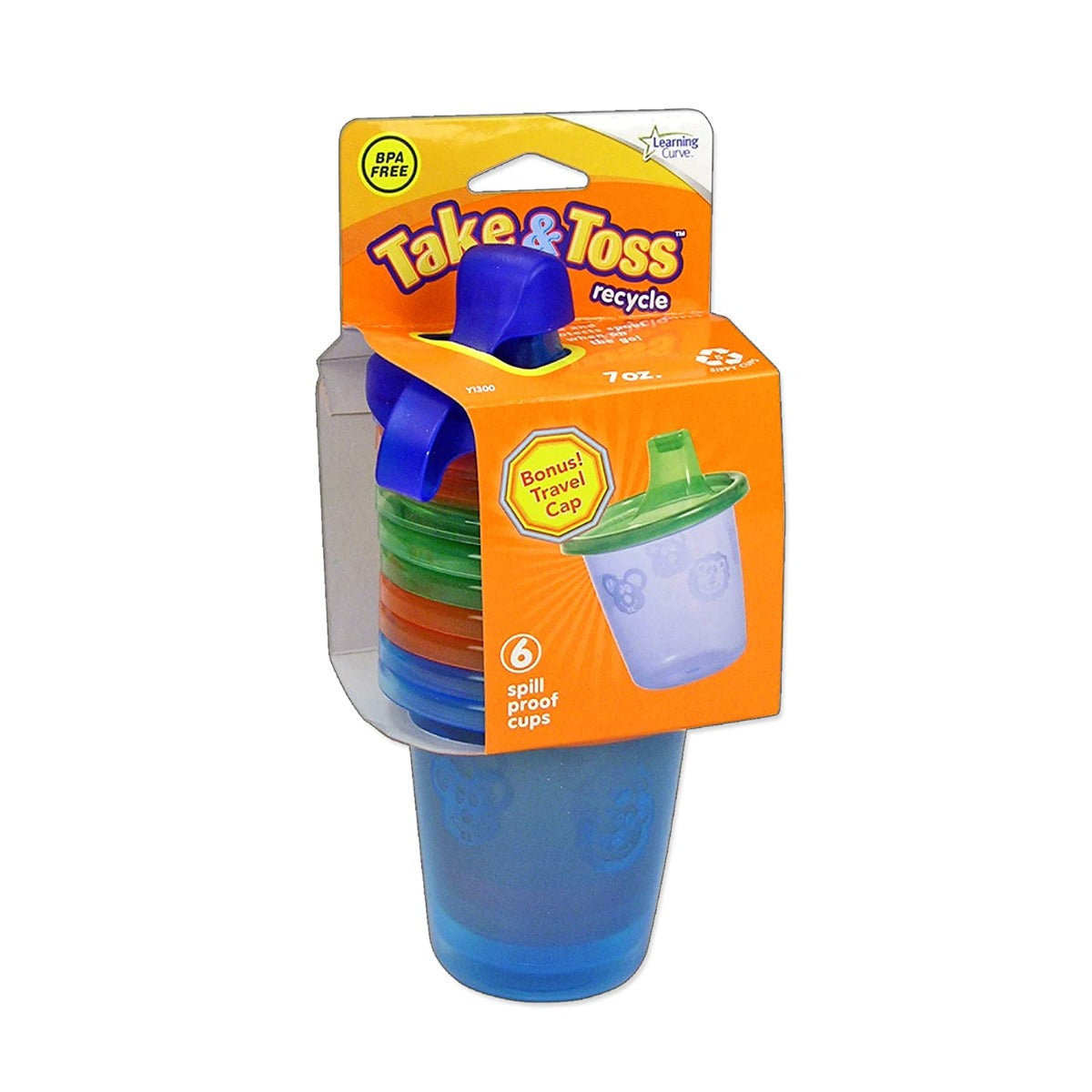 The First Years  Take & Toss 7Oz Spill Proof Sippy Cups Pack Of 6