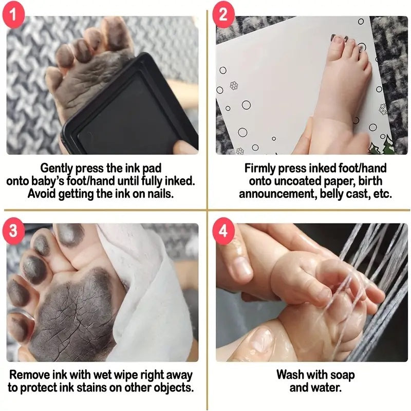 Create Lasting Memories With This DIY Hand And Footprint Kit
