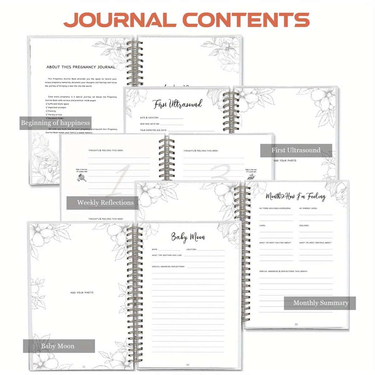 Pregnancy Journal Memory Book